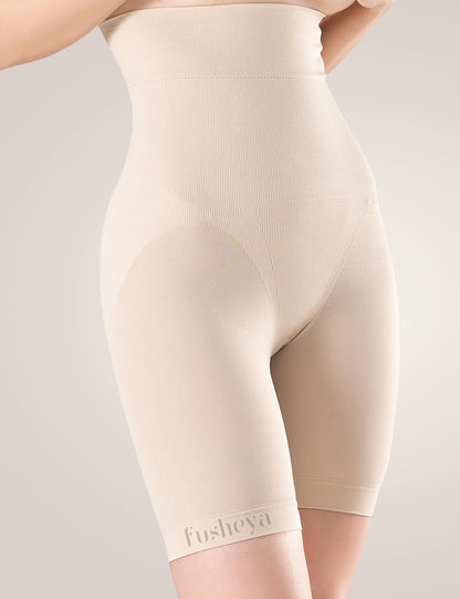 FUSHEYA High Waist Body Shaper Shorts for Women Tummy Control Butt Lifter Shapewear
